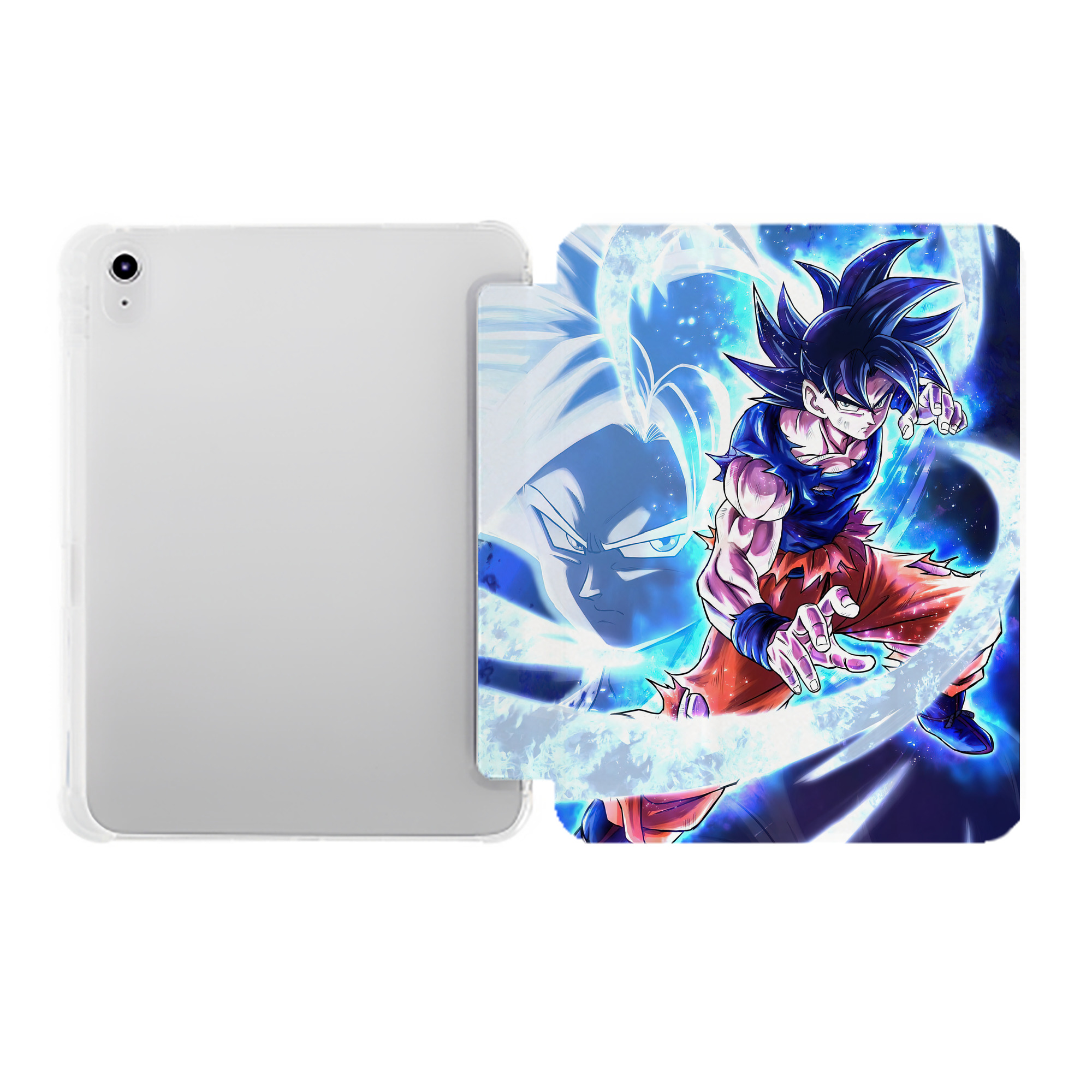 （画像用） ドラゴンボール DRAGON BALL IPad ケース ペン収納付き 三つ折りスタンド PUレザー×シリコン 対応機種9.5/10.5/10.9インチ